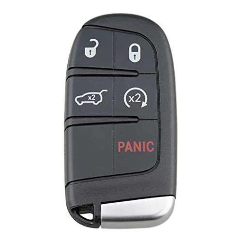 Car Key Fob Keyless Entry Remote Control Remote Start Compatible for Jeep Grand Cherokee 2014-2021 Replacement for FCC ID: M3N40821302 433 Mhz (Pack of 1)