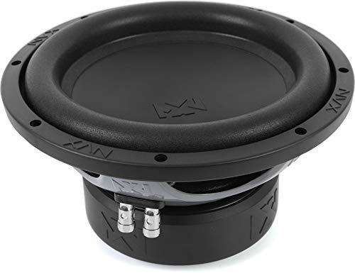 NVX VSW104V2 10" 500 watt RMS 1000 watt Peak Professional Grade VS-Series Dual 4-ohm Car Subwoofer