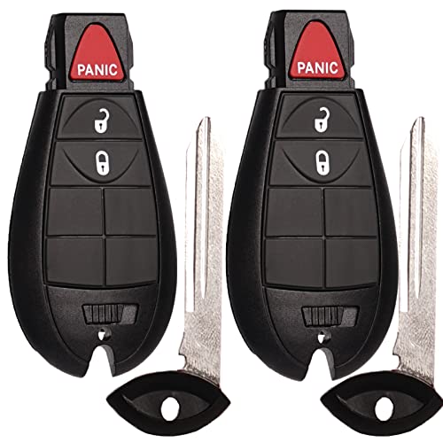 Key Fob FOBIK Keyless Remote Replacement Fits for Dodge Ram 1500 2500 3500 2009 2010 2011 2012 Charger Challenger Durango Journey Grand Caravan Jeep Grand Cherokee Commander Chrysler 300 Town Country