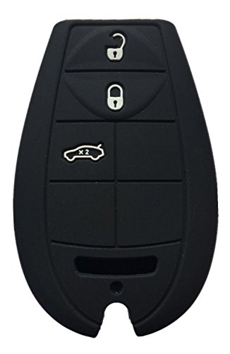 Rpkey Silicone Keyless Entry Remote Control Key Fob Cover Case protector Replacement Fit For Dodge Challenger Charger Journey Magnum M3N5WY783X IYZ-C01C