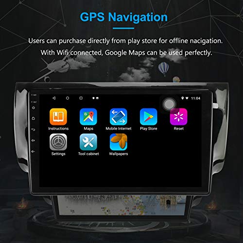 LEXXSON Android 8.1 Car Radio Stereo 10.1 inch Capacitive Touch Screen High Definition GPS Navigation Bluetooth USB Player 1G DDR3 + 16G NAND Memory Flash for Nissan Sentra 2013 2014 2015 2016 2017