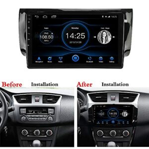 LEXXSON Android 8.1 Car Radio Stereo 10.1 inch Capacitive Touch Screen High Definition GPS Navigation Bluetooth USB Player 1G DDR3 + 16G NAND Memory Flash for Nissan Sentra 2013 2014 2015 2016 2017