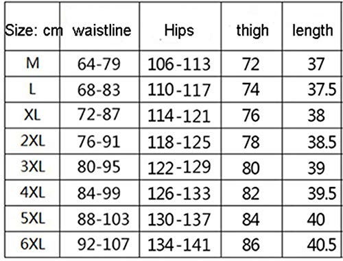 Andongnywell Women's Plus Size Casual High Elastic Waist Drawstring Wide Leg Flowy Culottes Shorts Pants (Black,4X-Large)