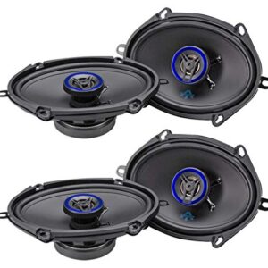 (4) AUTOTEK ATS5768CX 5x7"/6x8" 1000 Watt 2-Way Car Audio Coaxial Speakers