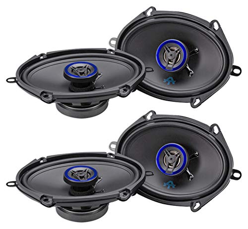 (4) AUTOTEK ATS5768CX 5x7"/6x8" 1000 Watt 2-Way Car Audio Coaxial Speakers