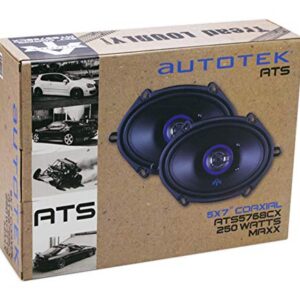 (4) AUTOTEK ATS5768CX 5x7"/6x8" 1000 Watt 2-Way Car Audio Coaxial Speakers