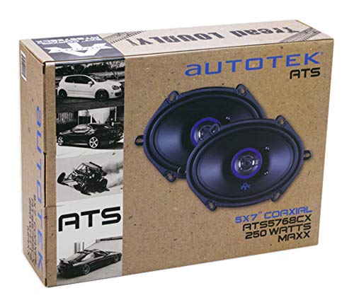 (4) AUTOTEK ATS5768CX 5x7"/6x8" 1000 Watt 2-Way Car Audio Coaxial Speakers