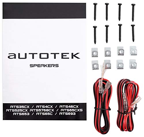 (4) AUTOTEK ATS5768CX 5x7"/6x8" 1000 Watt 2-Way Car Audio Coaxial Speakers
