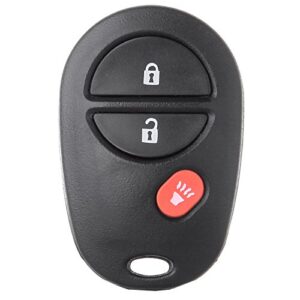 asape gq43vt20t car key fob keyless entry remote control replacement fit 2004-2016 for sienna 2004-2015 for tacoma 2007-2016 for tundra