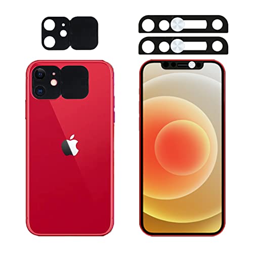 EYSOFT Camera Lens Cover Compatible for iPhone 11 Bundled with 2 Front Camera Cover Compatible for iPhone X/XR/XS/XS Max, iPhone 11/11 Pro/11 Pro Max,iPhone 12/12 Mini /12Pro /12Pro Max