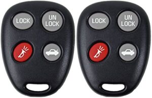 keylessoption keyless entry remote fob control car key replacement for lhj009 (pack of 2)