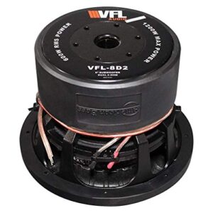 American Bass VFL 8" Competition Woofer 1200W 2 Ohm DVC