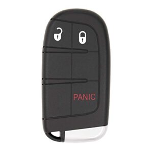 keyless2go replacement for 3 button proximity remote smart key for jeep compass m3n-40821302 68250335 ab