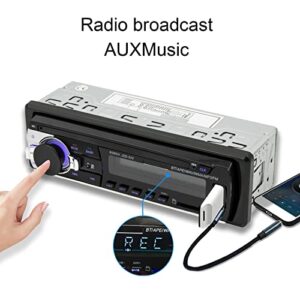 Multimedia Car Stereo Receiver, Car Radio AI Voice Control LED Display, Bluetooth Hands Free Calling, Support MP3 WMA WAV, USB2.0 Car MP3 Player Audio Systems