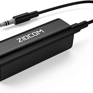 ZIOCOM Ground Loop Noise Isolator, Noise Filter, Eliminate The Buzzing Noise for Your Car Audio System/Home Stereo with Jack 3.5mm Audio Cable