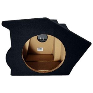 Compatible with Chevy Camaro or Pontiac Firebird Coupe 1993-2002 Single 10" Subwoofer Driver Side Sub Box Speaker Enclosure