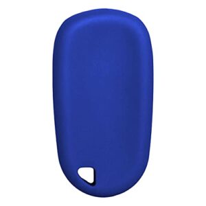 Keyless2Go Replacement for New Silicone Cover Protective Case for Honda 4 Button Remote Key Fob FCC K0BUTAH2T - Blue