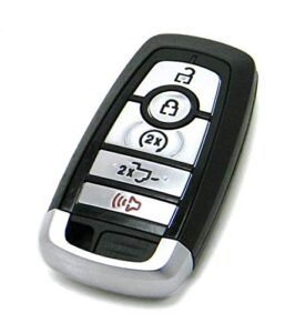 oem 5-button smart key fob remote compatible with 2017-2020 ford f-series truck (fcc id: m3n-a2c93142600, p/n: 164-r8166, hc3t-15k601-bb)