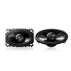 pioneer ts-g4620s g-series 4″ x 6″ 200-watt 2-way coaxial speakers 8.30in. x 6.90in. x 2.60in, black, tsg4620s