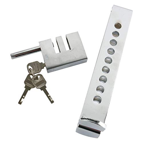 Yaetek 9 Holes Brake Pedal Lock Security Car Auto Stainless Steel Clutch Lock Anti-Theft Device