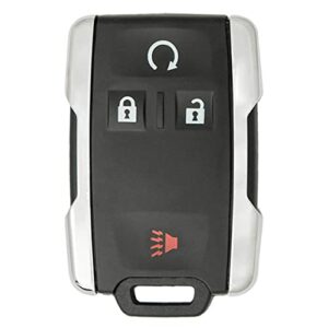 keyless2go replacement for 4 button replacement remote for gm m3n-32337100 13577770 84540865