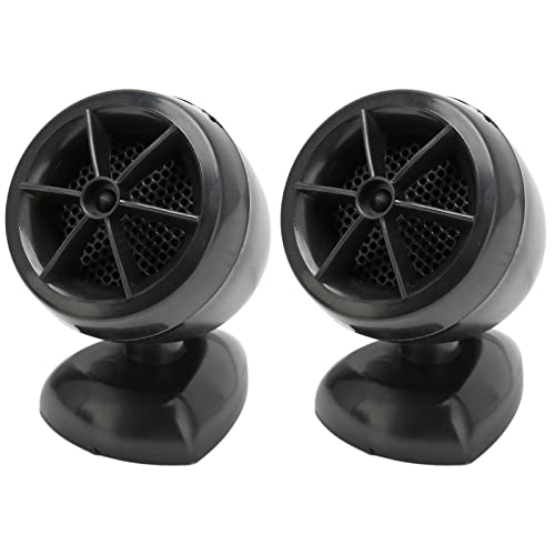 Cuifati 1200W Universal Car Stereo Speakers for Car Audio Systems, Universal OEM Tweeter Mini Horn Music Dome Loudspeaker for Car Doors Dashboards(Black)