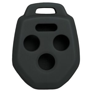 keyless2go replacement for new silicone cover protective case for remote key fobs with fcc cwtwb1u811 – black