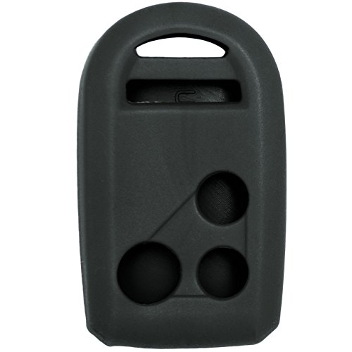 Keyless2Go Replacement for New Silicone Cover Protective Case for Honda Goldwing Remote Key Fob - Black