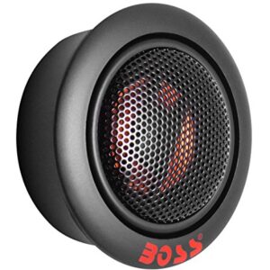 BOSS Audio Systems TW12 Car Door Tweeters - 200 Watts Max, 1 Inch Polyimide Dome, Use with Speakers and Stereo, Sold in Pairs