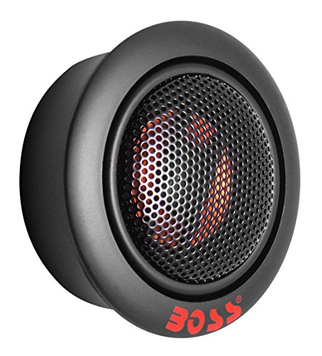 BOSS Audio Systems TW12 Car Door Tweeters - 200 Watts Max, 1 Inch Polyimide Dome, Use with Speakers and Stereo, Sold in Pairs