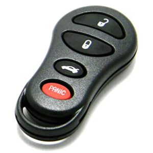 OEM Electronic 4-Button Key Fob Remote Compatible With Chrysler Dodge Jeep (FCC ID: GQ43VT17T, P/N: 04602260)