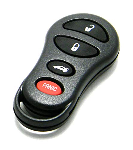 OEM Electronic 4-Button Key Fob Remote Compatible With Chrysler Dodge Jeep (FCC ID: GQ43VT17T, P/N: 04602260)