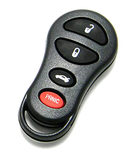 OEM Electronic 4-Button Key Fob Remote Compatible With Chrysler Dodge Jeep (FCC ID: GQ43VT17T, P/N: 04602260)