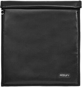 faraday bags 9.8 x 11 inches, fireproof & waterproof faraday cage, faraday key fob protector, cell phone signal jammer, car rfid signal blocking, anti-theft pouch