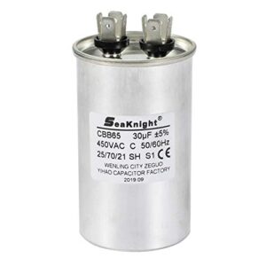 30 mfd uf motor run capacitor well pump run capacitor cbb65 single round capacitor