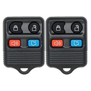 keyless2go replacement for keyless entry remote car key fob vehicles that use cwtwb1u331, self-programming – 2 pack