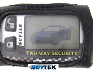 Scytek-Remote-Case - Scytek Alarms Remote Protector Faux-Leather Case for Pager Remote