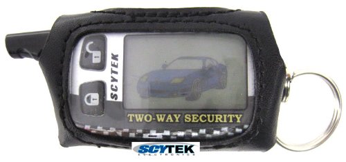 Scytek-Remote-Case - Scytek Alarms Remote Protector Faux-Leather Case for Pager Remote