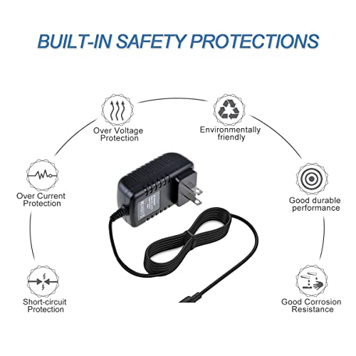 Snlope Ac Dc Adapter for Coby TF-DVD7052 V.ZON 7" Portable DVD Player Switching Power