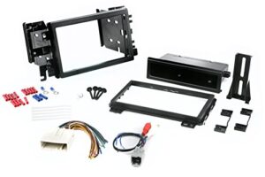 install centric icfd8bn compatible with select ford, lincoln & mercury 2004-08 complete installation solution for car stereos