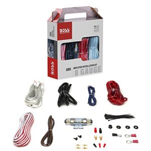 boss audio systems 8bk 8 gauge amplifier installation wiring kit – a car amplifier wiring kit helps you make connections and brings power to your radio, subwoofers and speakers