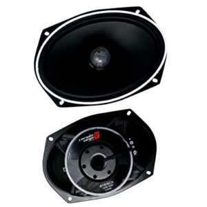 cerwin vega st69cx 6″ x 9″ 250w max / 125w rms 2-way marine coaxial speakers (pair) black