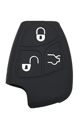 Rpkey Silicone Keyless Entry Remote Control Key Fob Cover Case protector Replacement Fit For Mercedes-Benz Class A C E S ML CLK SLK C200 E320 350 CLS IYZ3312