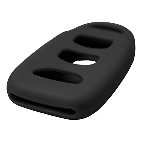 Keyless2Go Replacement for New Silicone Cover Protective Case for Select Remote Key Fobs PINHA-T008 - Black