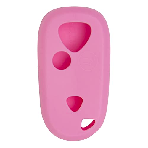 Keyless2Go Replacement for New Silicone Cover Protective Case for Remote Key Fobs with FCC E4EG8D-444H-A - Pink