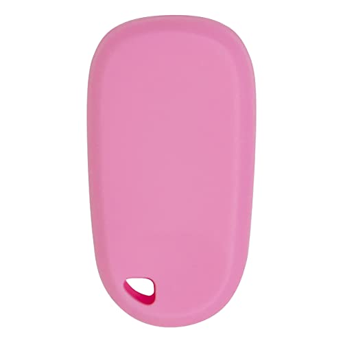 Keyless2Go Replacement for New Silicone Cover Protective Case for Remote Key Fobs with FCC E4EG8D-444H-A - Pink