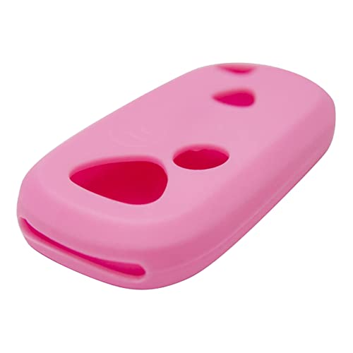 Keyless2Go Replacement for New Silicone Cover Protective Case for Remote Key Fobs with FCC E4EG8D-444H-A - Pink