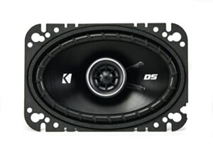kicker dsc460 4×6-inch (100x160mm) coaxial speakers, 4-ohm (pair)