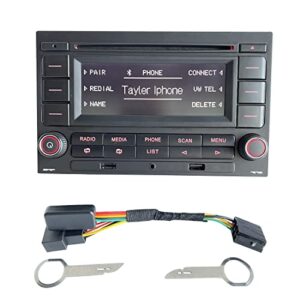 rcn210 car radio stereo cd player built-in bluetooth usb mp3 aux sd for vw polo 9n golf r32 jetta mk4 passat b5 31g035185