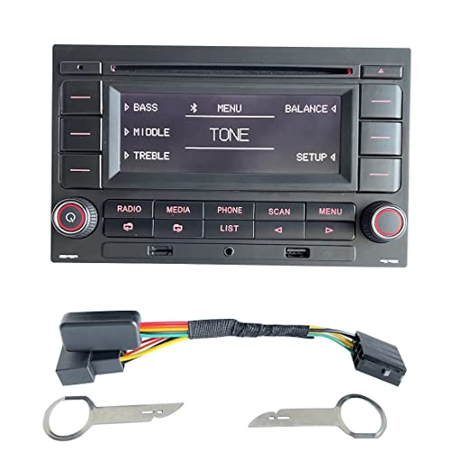 RCN210 Car Radio Stereo CD Player Built-in Bluetooth USB MP3 AUX SD for VW Polo 9N Golf R32 Jetta MK4 Passat B5 31G035185